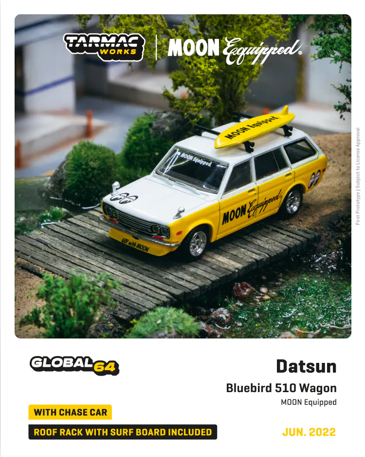 1:64 Datsun Bluebird 510 Wagon MOON Equipped - obrazek 2