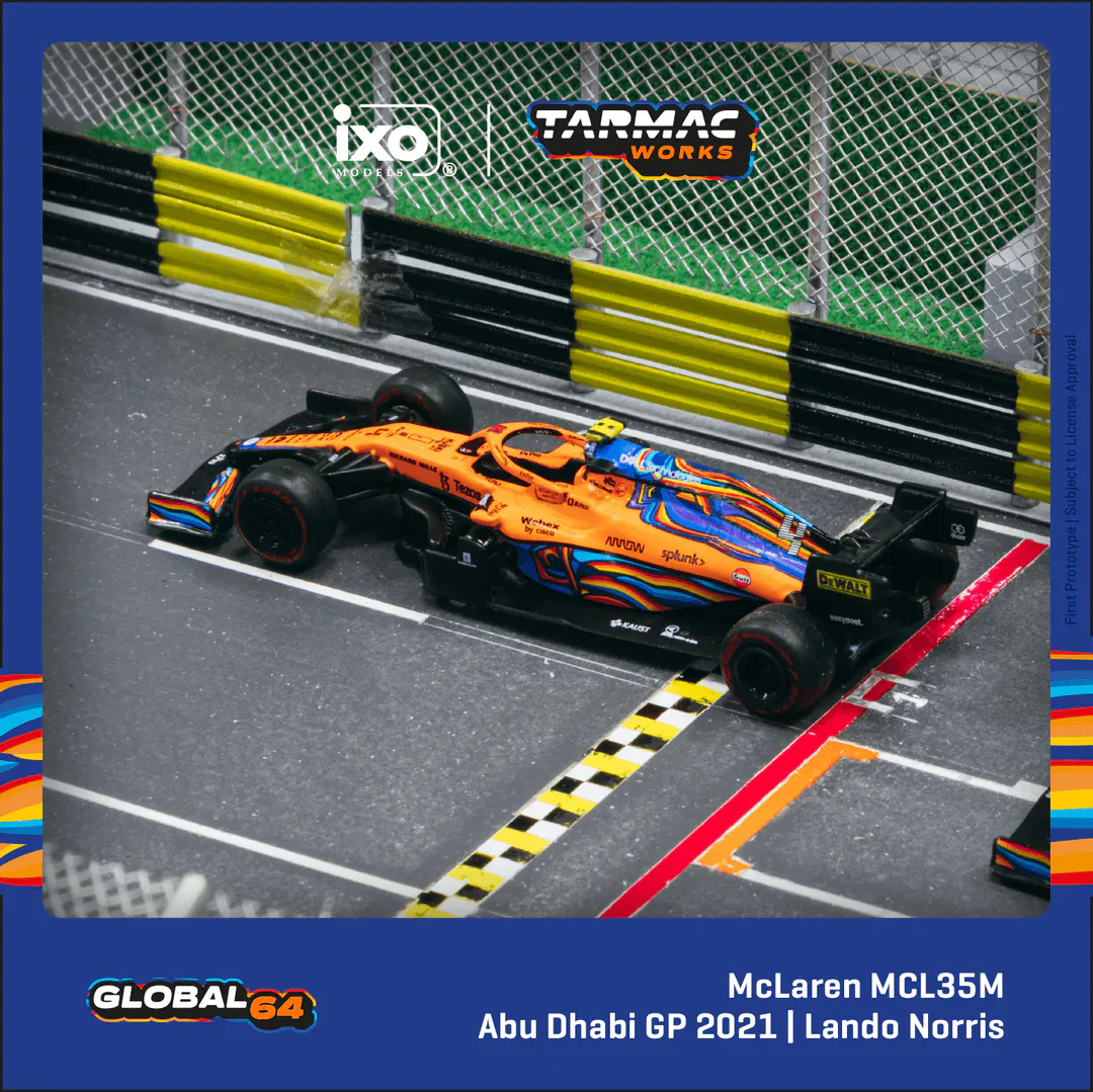 1:64 McLaren MCL35M Abu Dhabi Grand Prix 2021 Lando Norris - obrazek 2