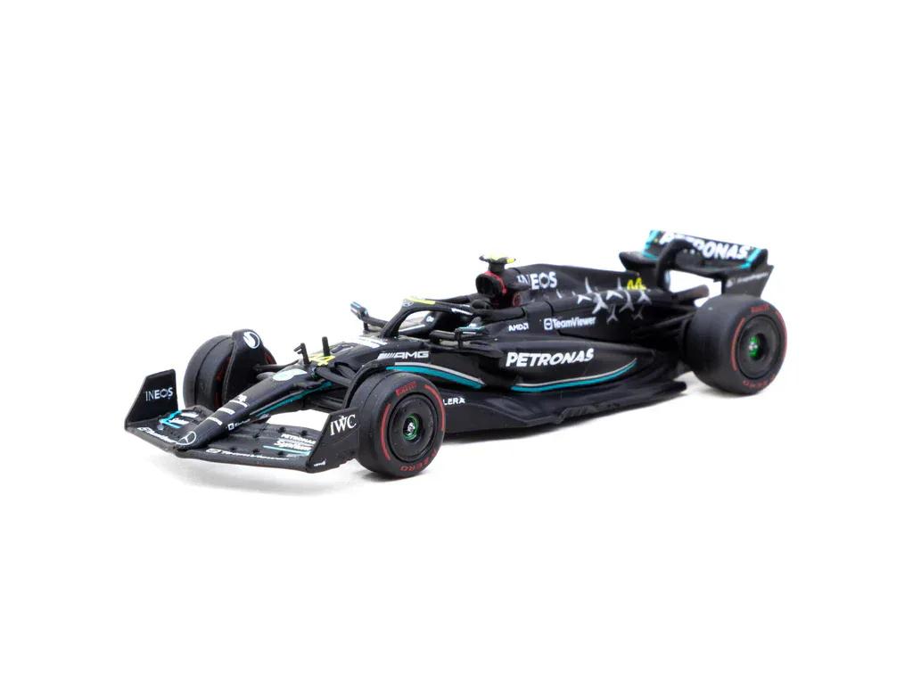1:64 Mercedes-AMG F1 W14 Performance Hungarian Grand Prix 2023 Pole Position Lewis Hamilton
