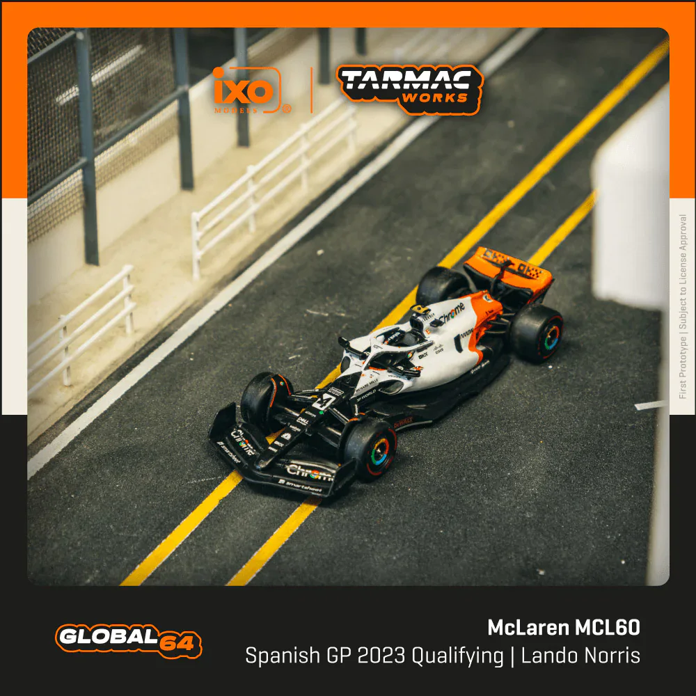 1:64 McLaren MCL60 Spanish Grand Prix 2023 Qualifying Lando Norris - obrazek 2