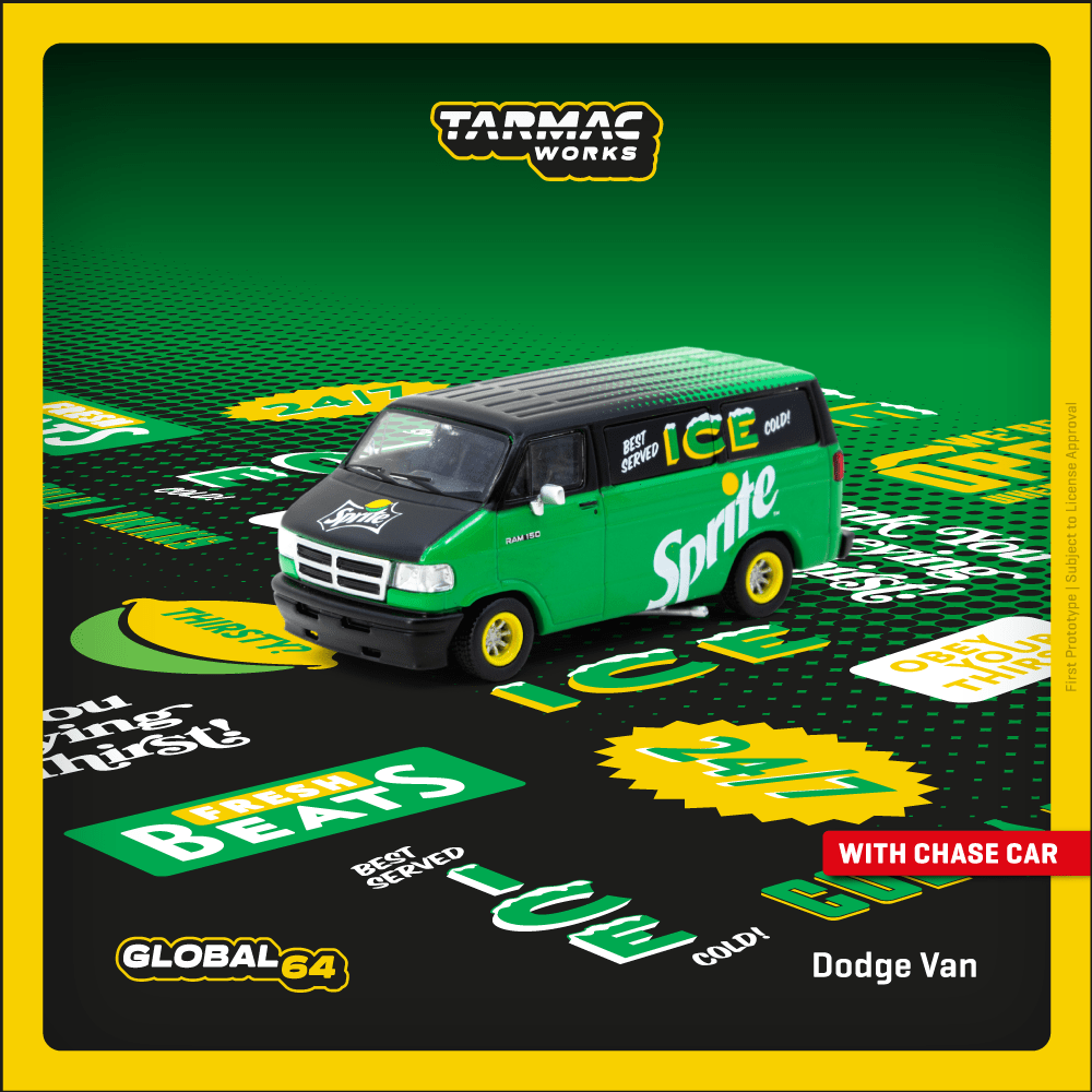 1:64 Dodge Van Sprite Delivery Van - obrazek 2