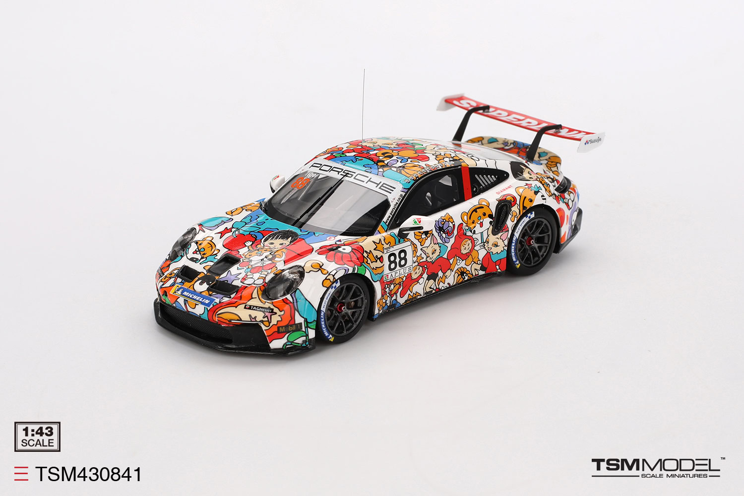 1:43 Porsche 911 GT3 Cup #88 2024 Porsche Carrera Cup Japan Am Class