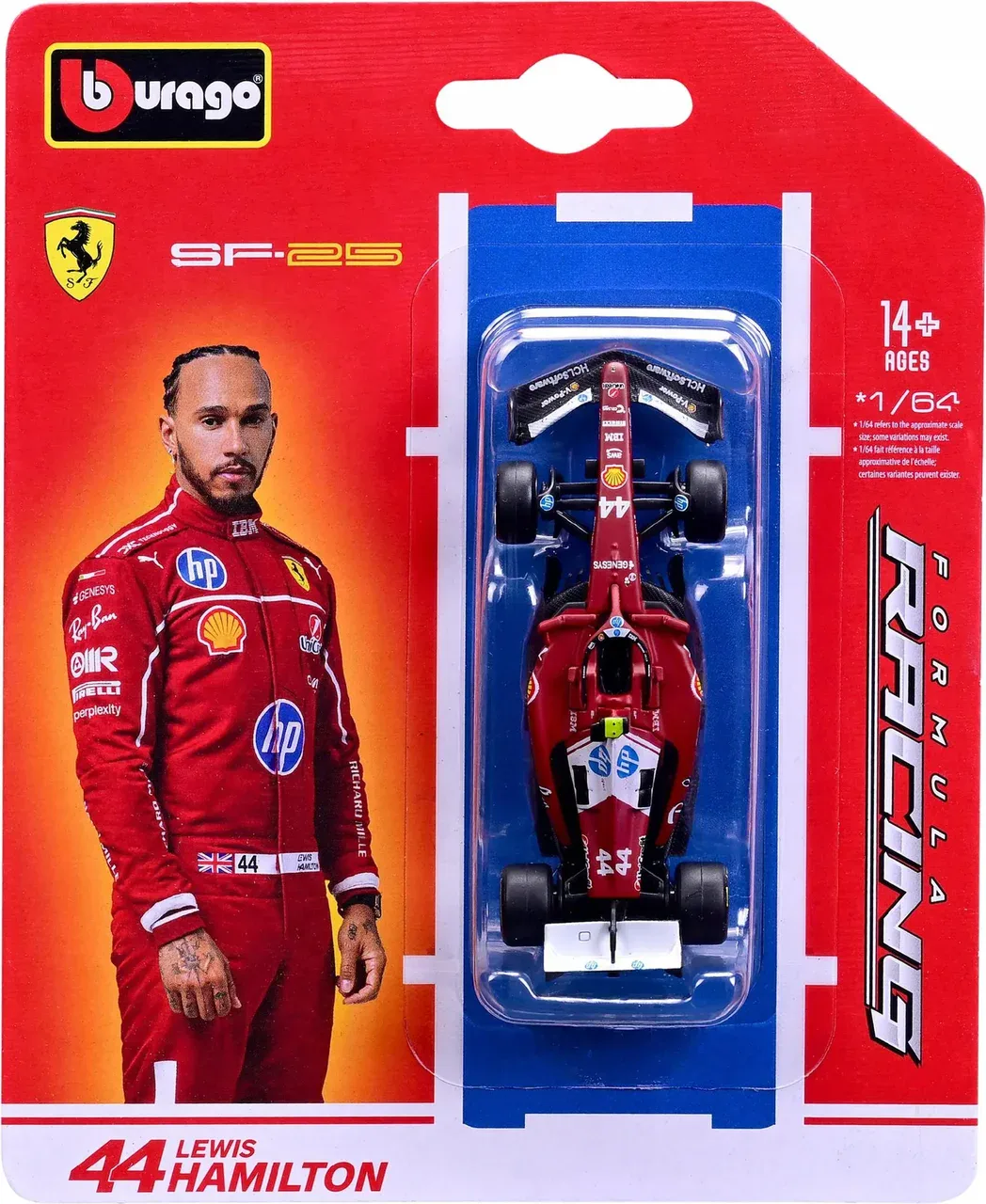 1:64 Ferrari F1 SF-25 Lewis Hamilton - obrazek 4