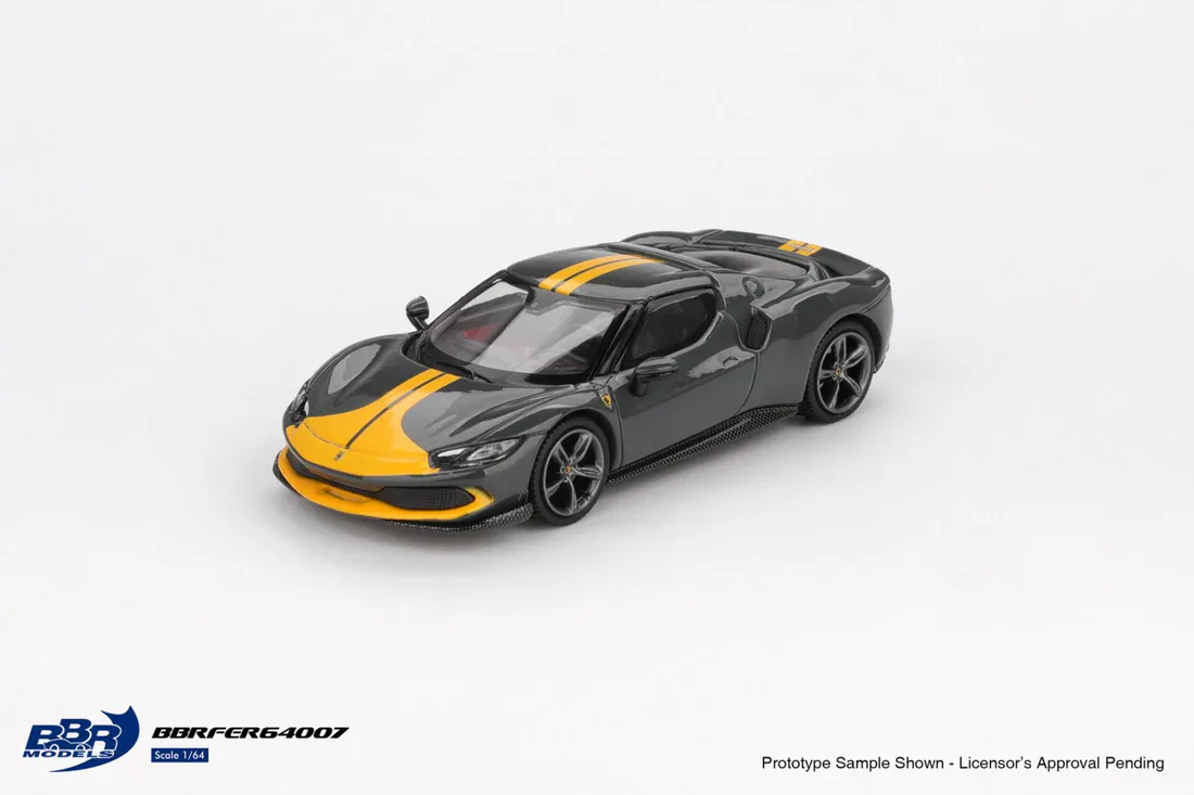 1:64 Ferrari 296 GTB Assetto Fiorano Grigio Scuro