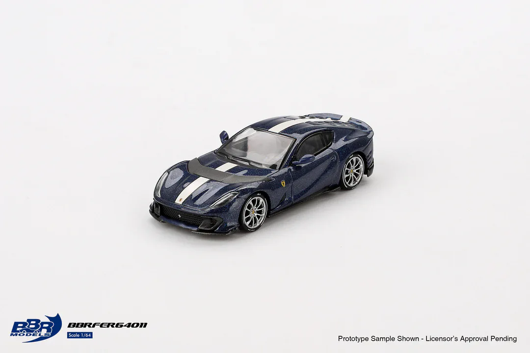 1:64 Ferrari 812 Competizione Blu Tour De France