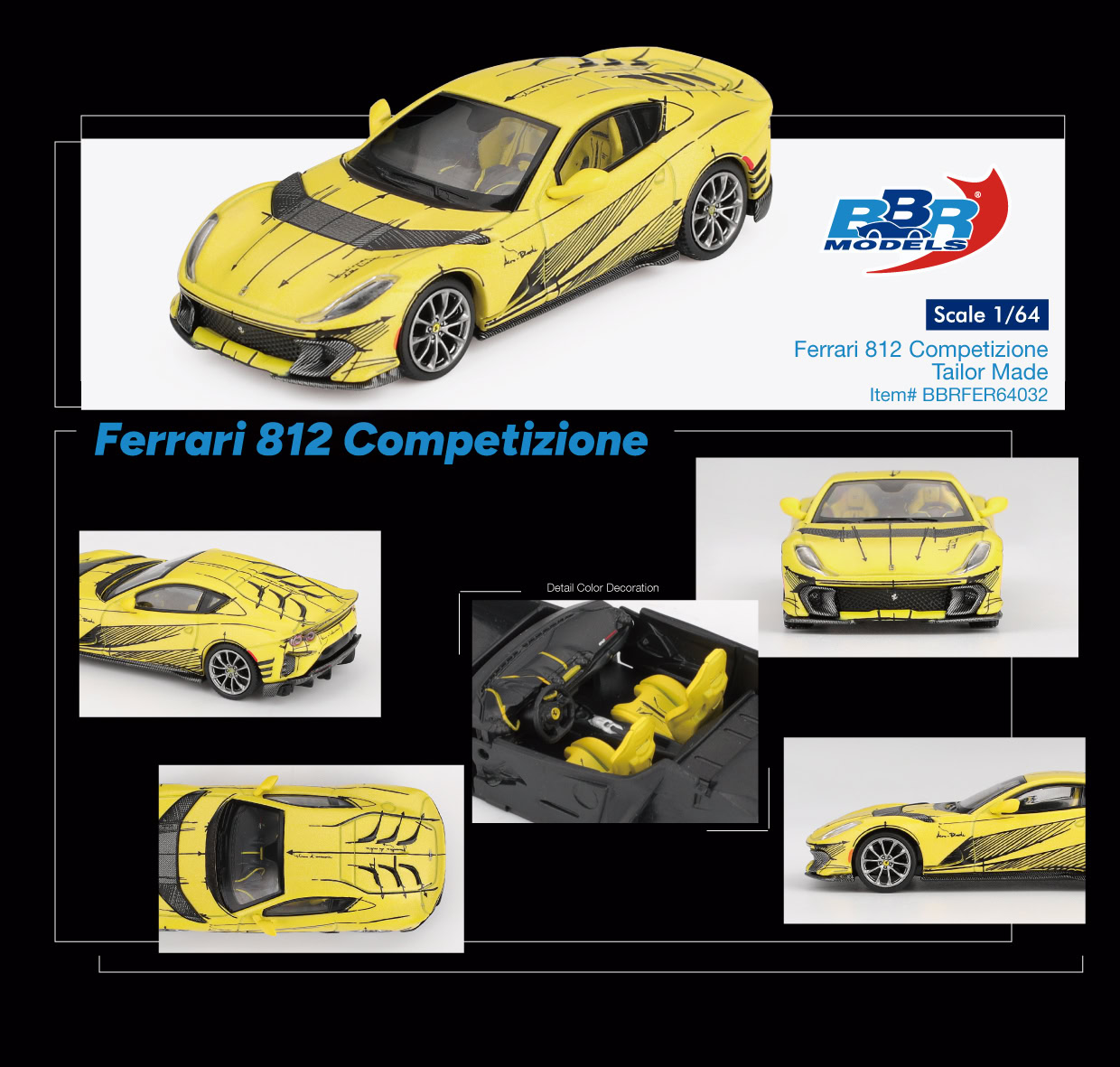 1:64 Ferrari 812 Competizione Tailor Made - obrazek 2