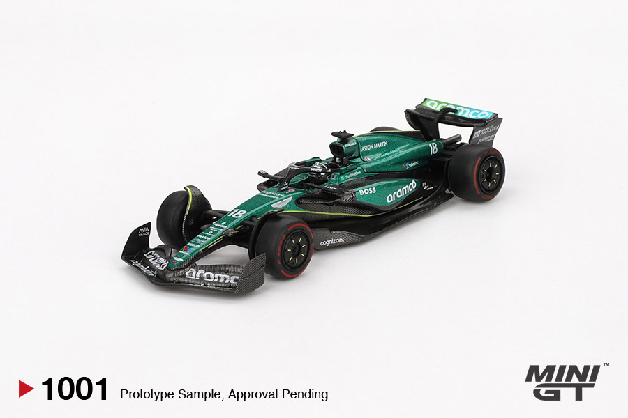 1:64 Aston Martin AMR24 #18 2024 F1 Bahrain GP Lance Stroll
