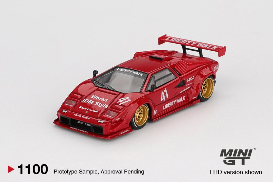 1:64 Lamborghini Countach LB-WORKS Red LHD