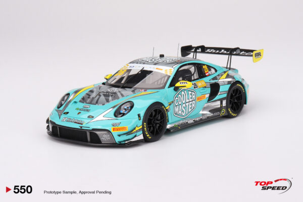 1:18 Porsche 911 GT3 R #28 2023 FIA GT World Cup 70th Macau Grand Prix HubAuto Racing