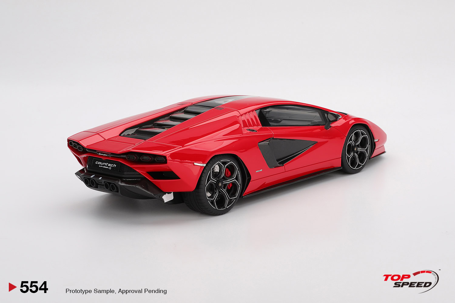 1:18 Lamborghini Countach LPi 800-4 Rosso Mars - obrazek 2