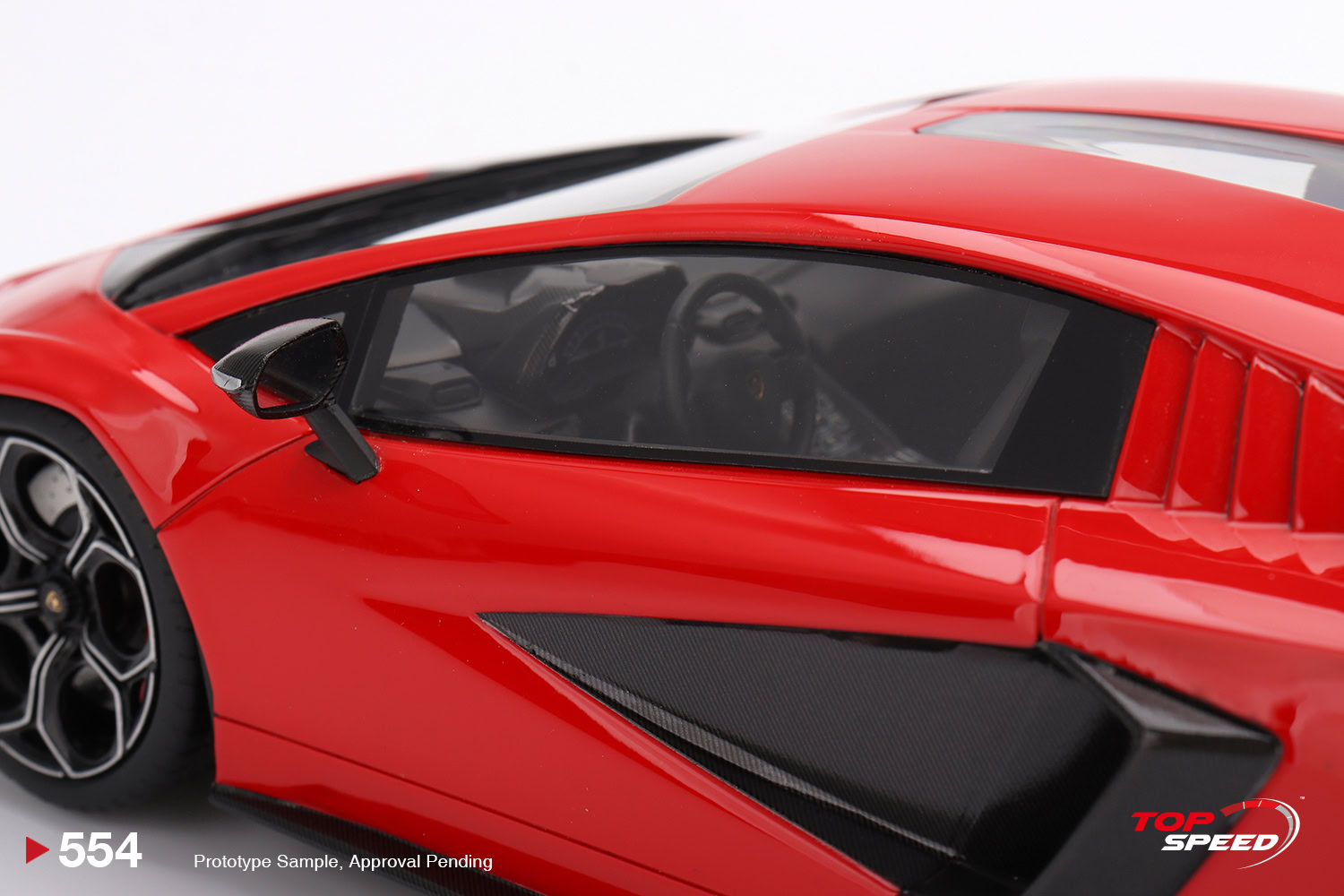 1:18 Lamborghini Countach LPi 800-4 Rosso Mars - obrazek 6