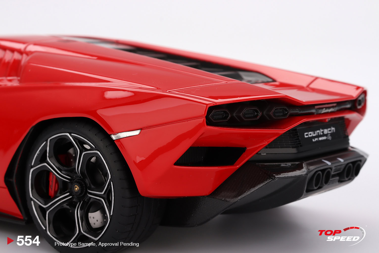 1:18 Lamborghini Countach LPi 800-4 Rosso Mars - obrazek 7