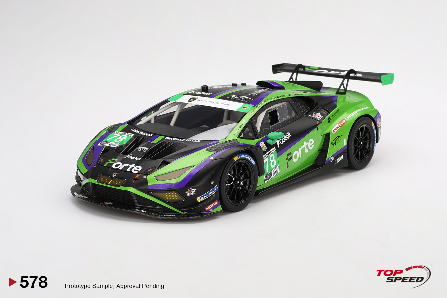 1:18 Lamborghini Huracan GT3 EVO2 #78 2024 IMSA Daytona 24 Hrs