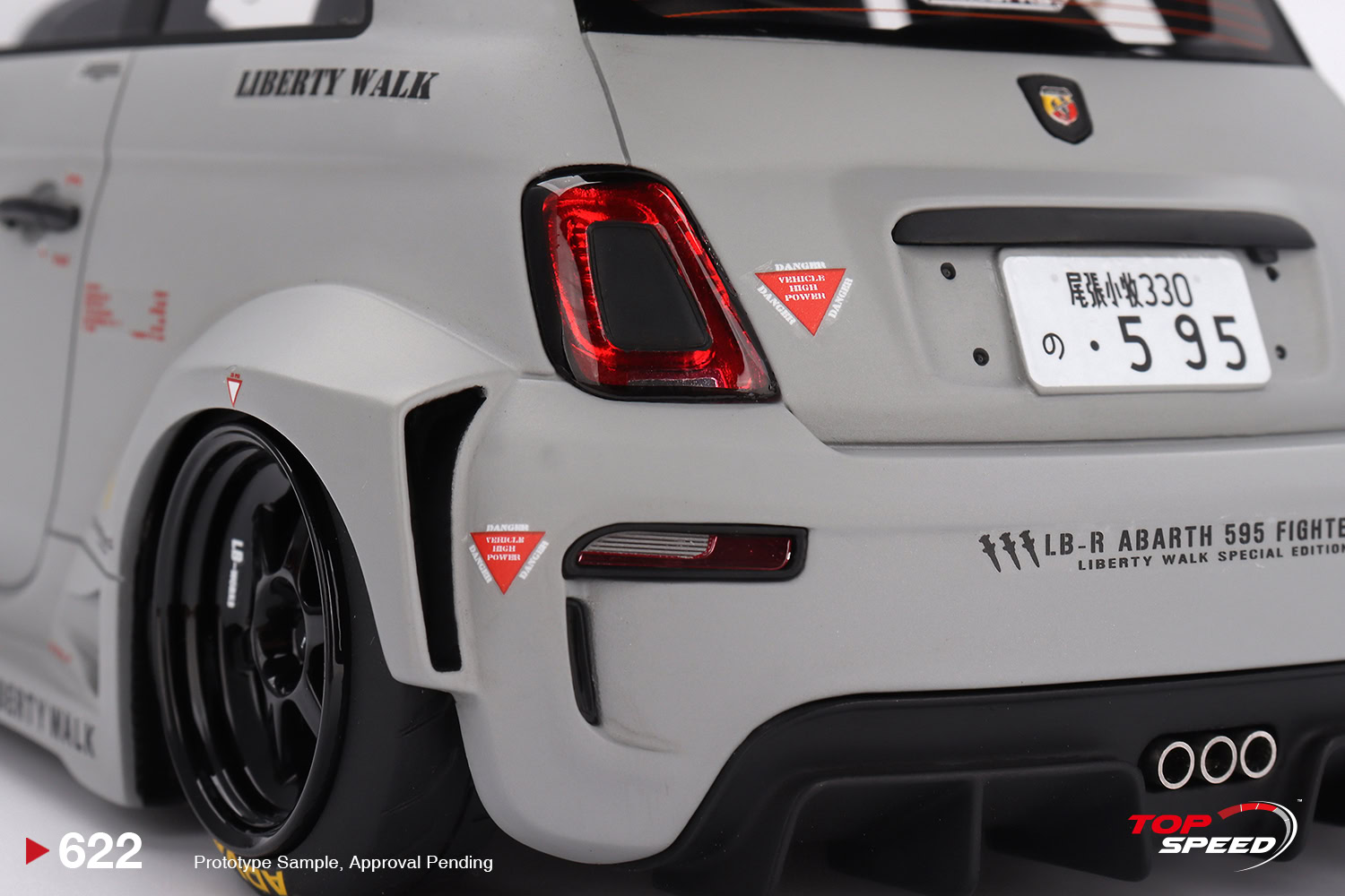 1:18 Abarth 595 LB-WORKS x Abas Works Fighters - obrazek 7