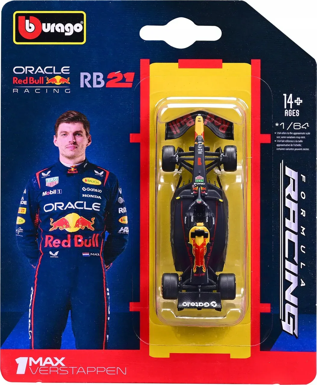 1:64 RedBull F1 RB21 Max Verstappen - obrazek 4