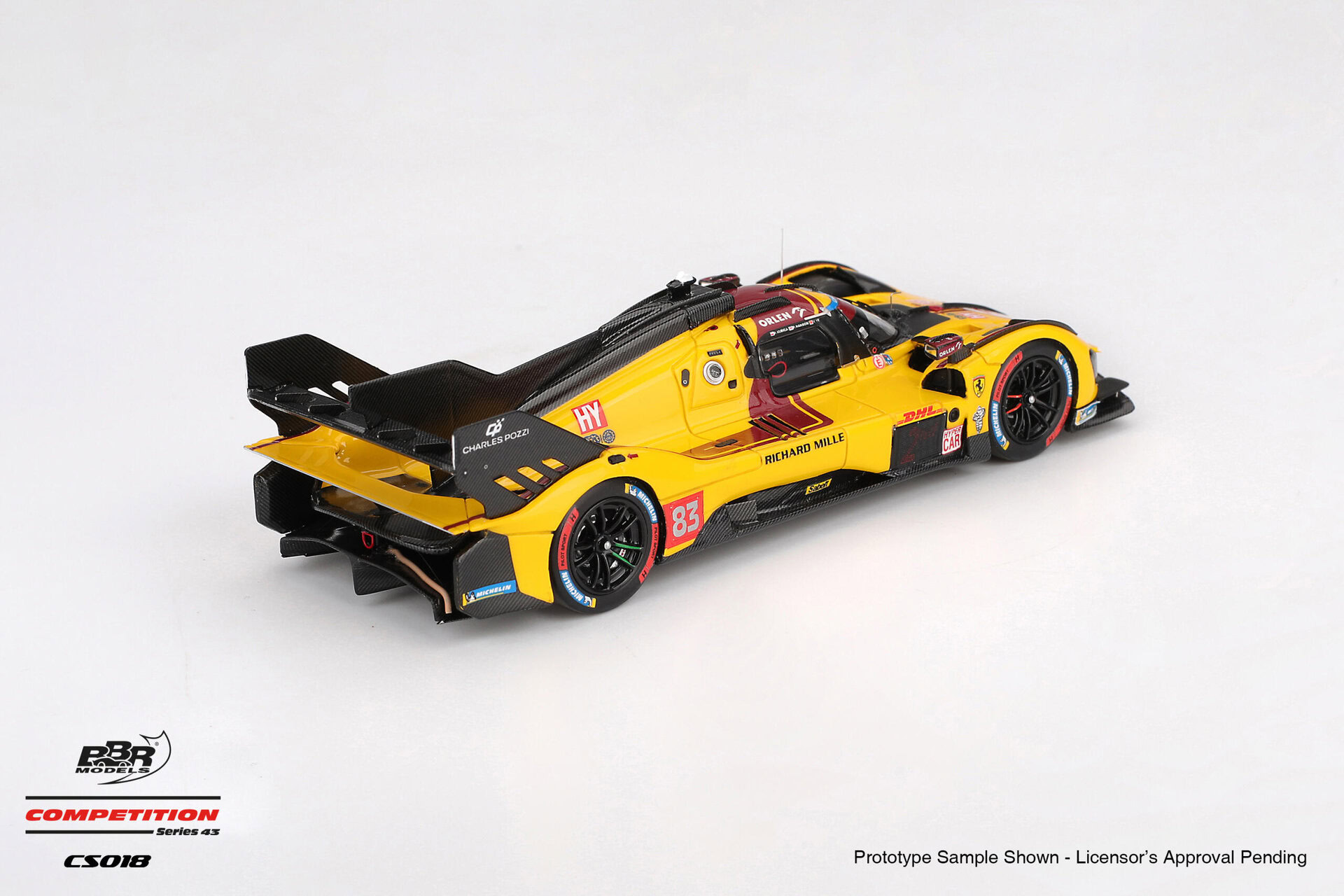 1:43 Ferrari 499P #83 AF CORSE 2025 WEC QATAR 1812KM 2nd Place Robert Kubica - obrazek 2