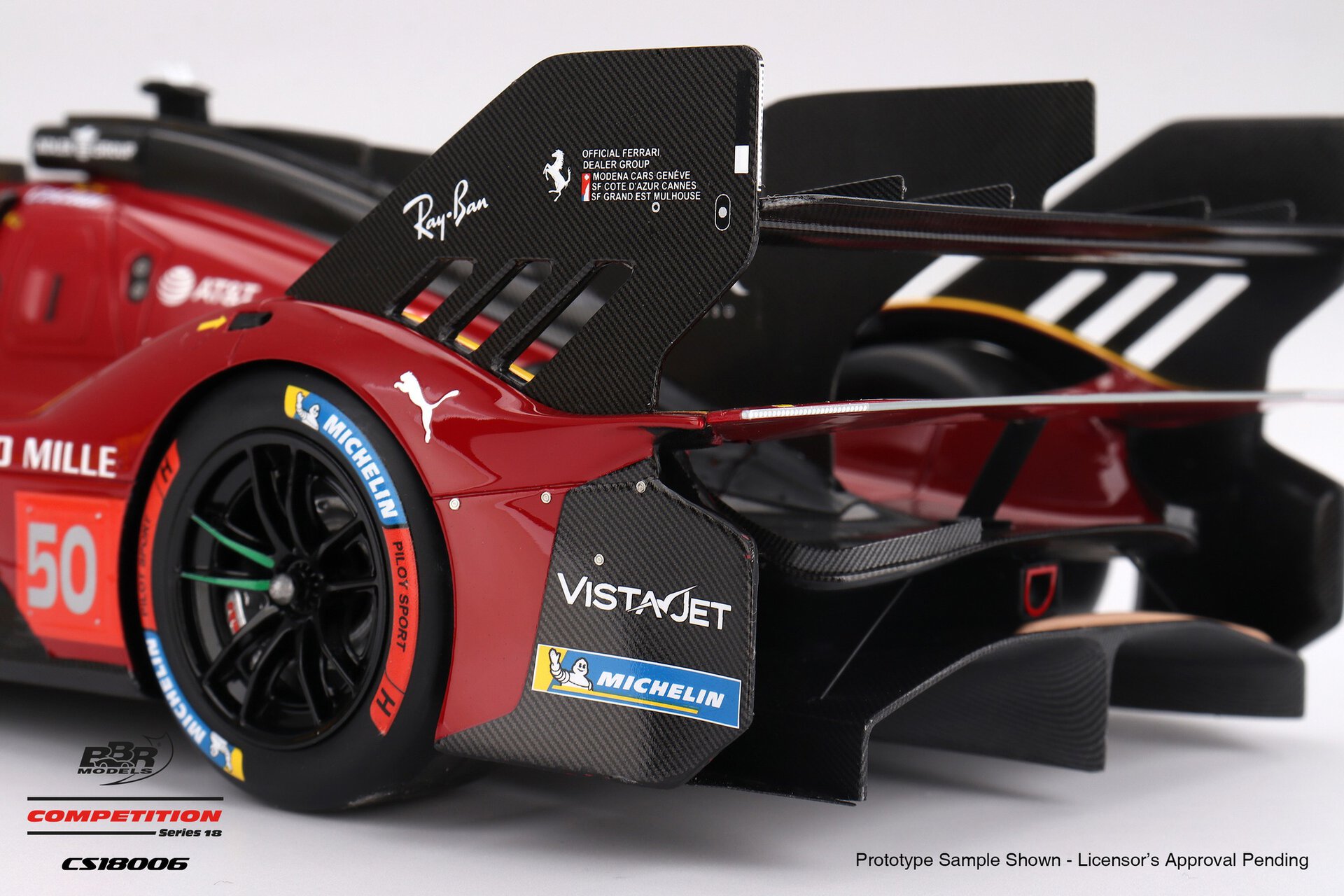 1:18 Ferrari 499P #50 AF Corse 2025 WEC Qatar 1812km Winner - obrazek 7
