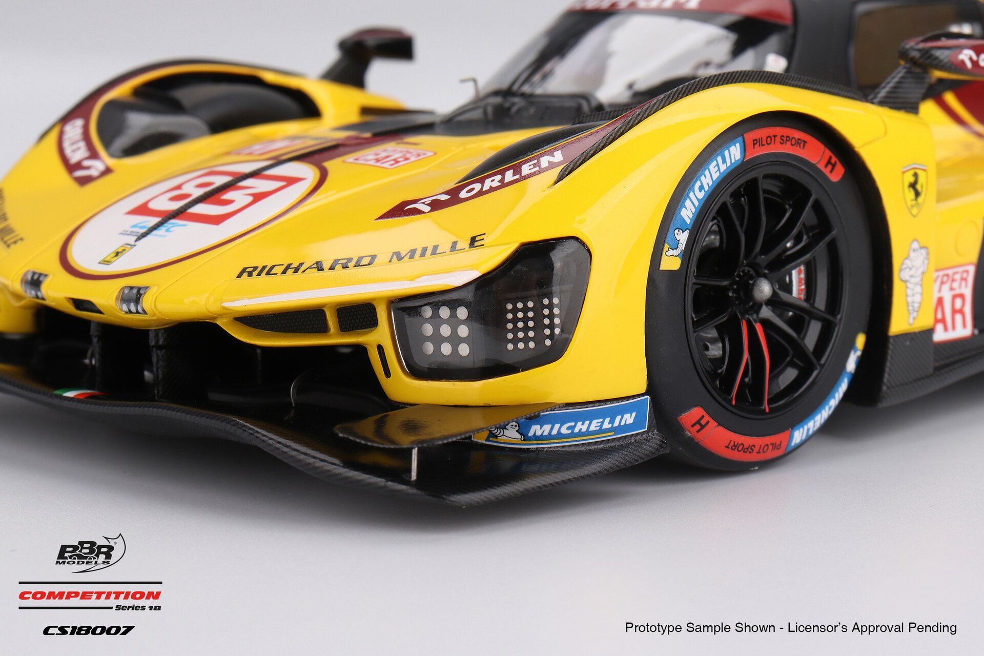 1:18 Ferrari 499P #83 AF Corse 2025 WEC Qatar 1812km 2nd Place - obrazek 5