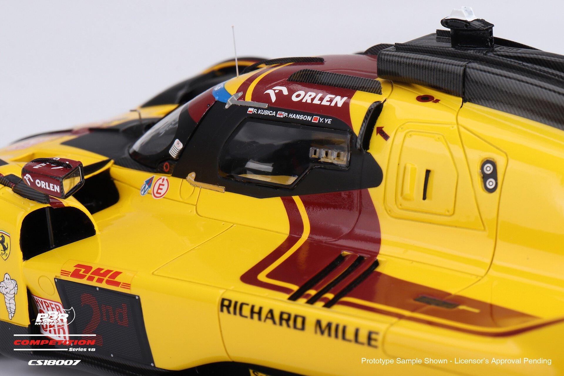 1:18 Ferrari 499P #83 AF Corse 2025 WEC Qatar 1812km 2nd Place - obrazek 6