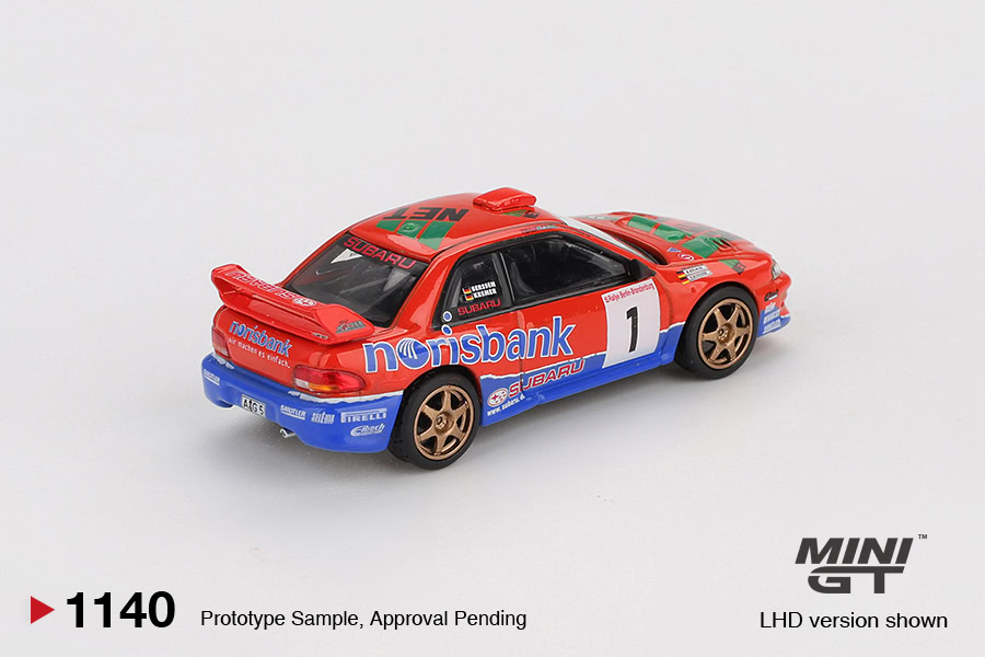 1:64 Subaru Impreza WRC97 #1 1999 DRM Champion - obrazek 4