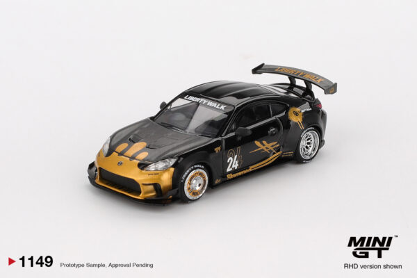 1:64 Toyota GR86 Supra LB-Nation Black / Gold
