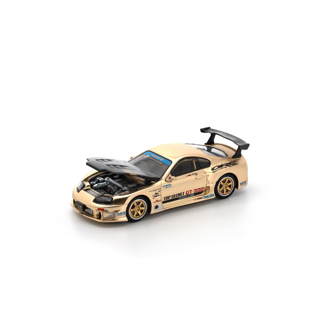 1:64 Toyota Top Secret GT300 Supra Carbon Hood - obrazek 10