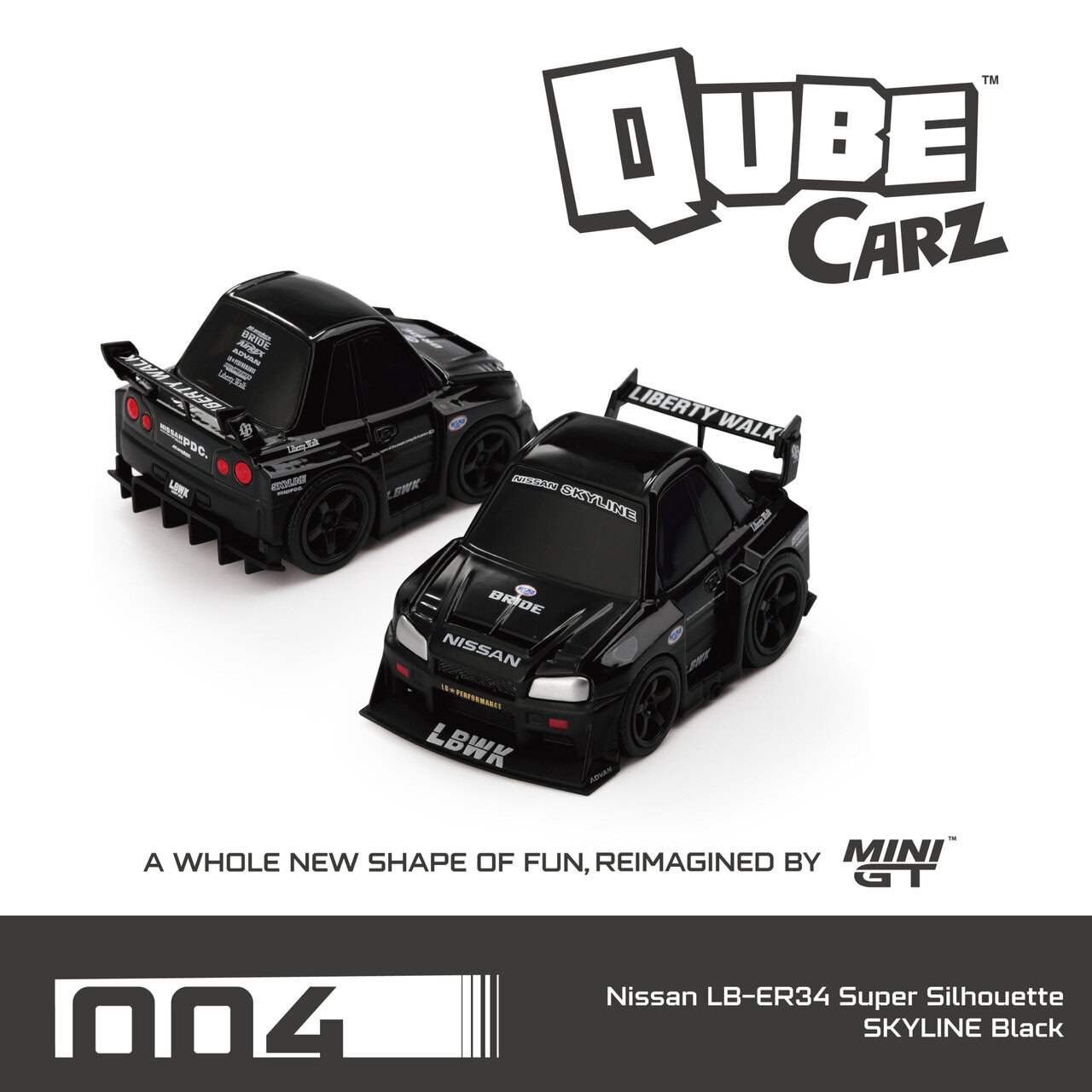 1:64 Nissan GTR (R34) LB-WORKS Super Silhouette Black