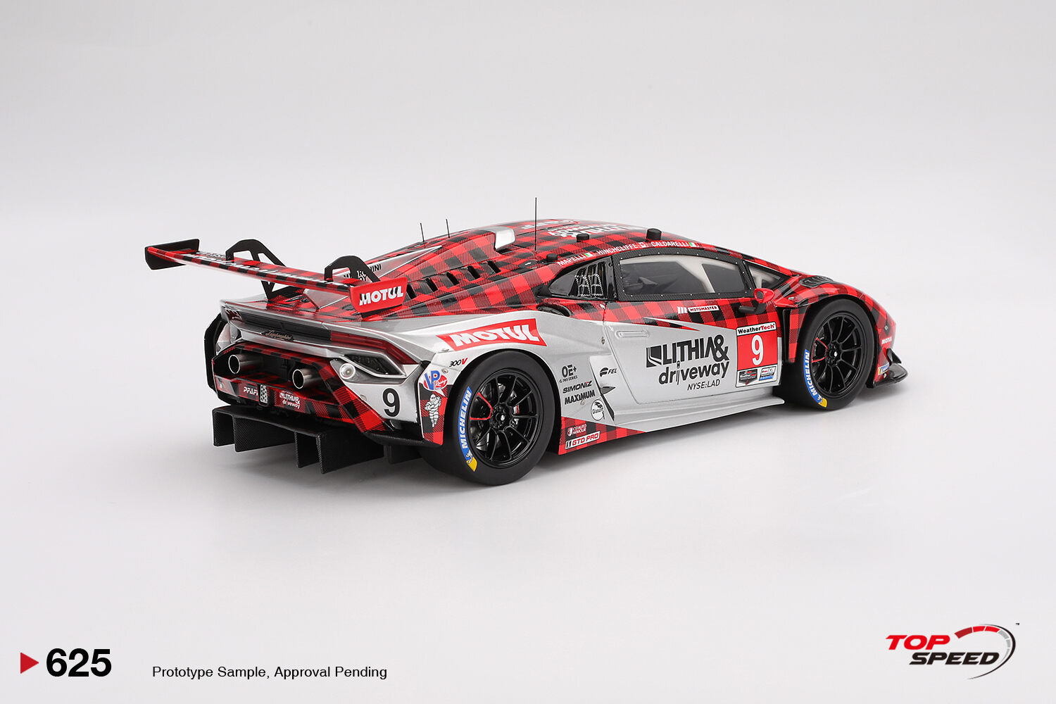 1:18 Lamborghini Huracan GT3 EVO2 #9 2025 IMSA WeatherTech GTD Pro Pfaff Motorsports - obrazek 2