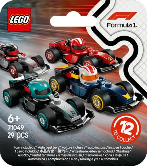 1:64 Lego Minifigures 71049 Kolekcjonerskie Bolidy F1