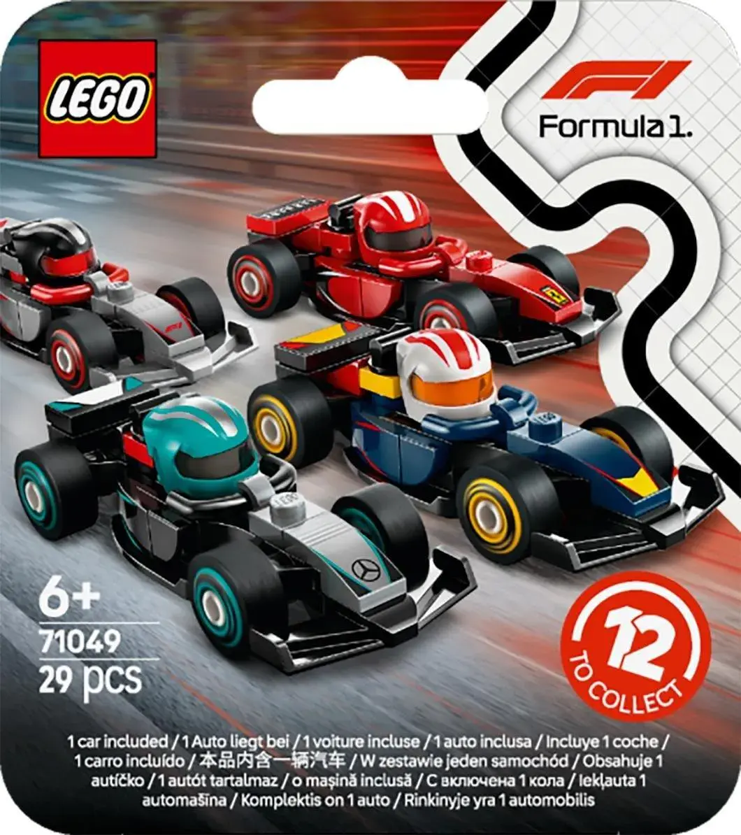 1:64 Lego Minifigures 71049 Kolekcjonerskie Bolidy F1
