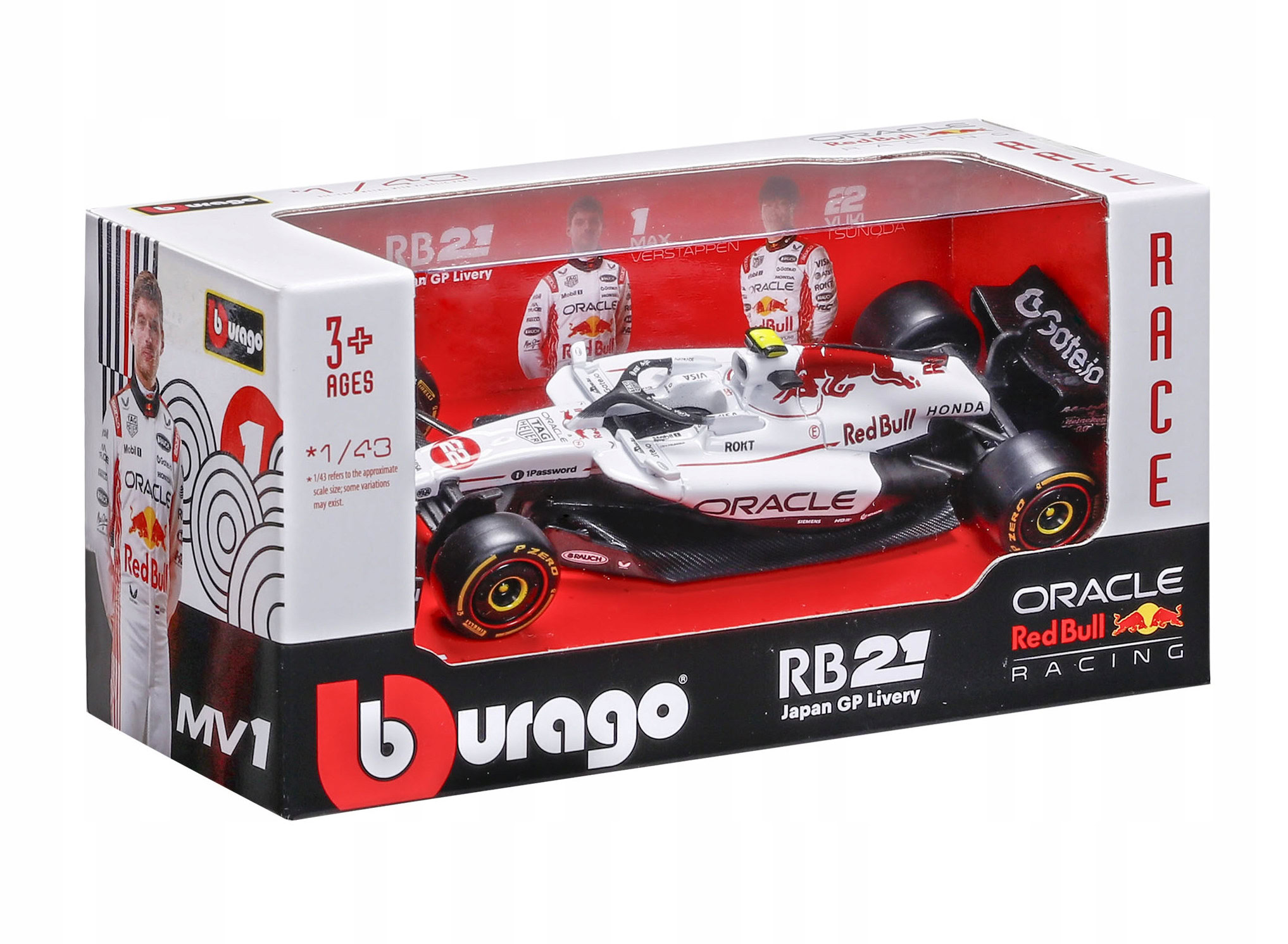 1:43 Red Bull Racing RB21 Max Verstappen Japan GP 2021 WINNER - obrazek 6