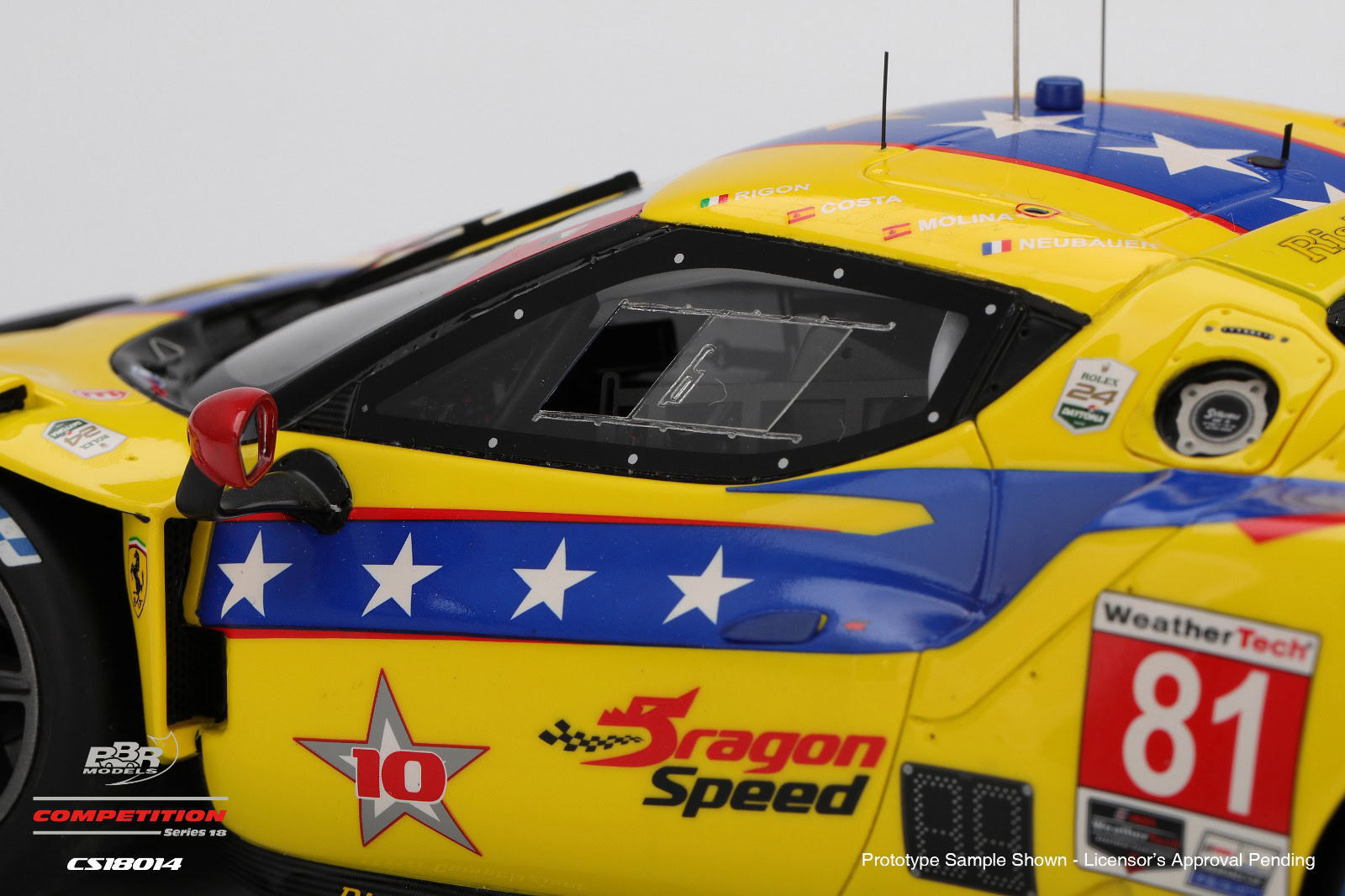 1:18 Ferrari 296 GT3 #81 DragonSpeed 2025 IMSA Daytona 24 Hrs - obrazek 6