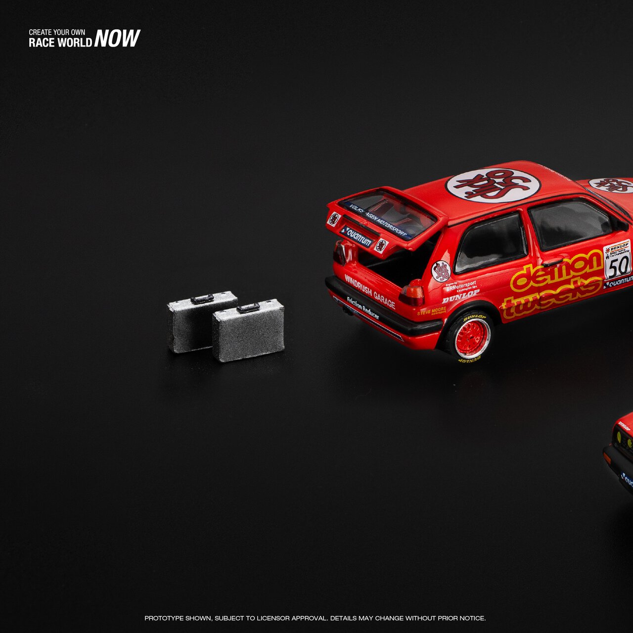 1:64 Volkswagen Golf GTI MK2 Golf Team Demon Tweeks BTCC 1988 - obrazek 12