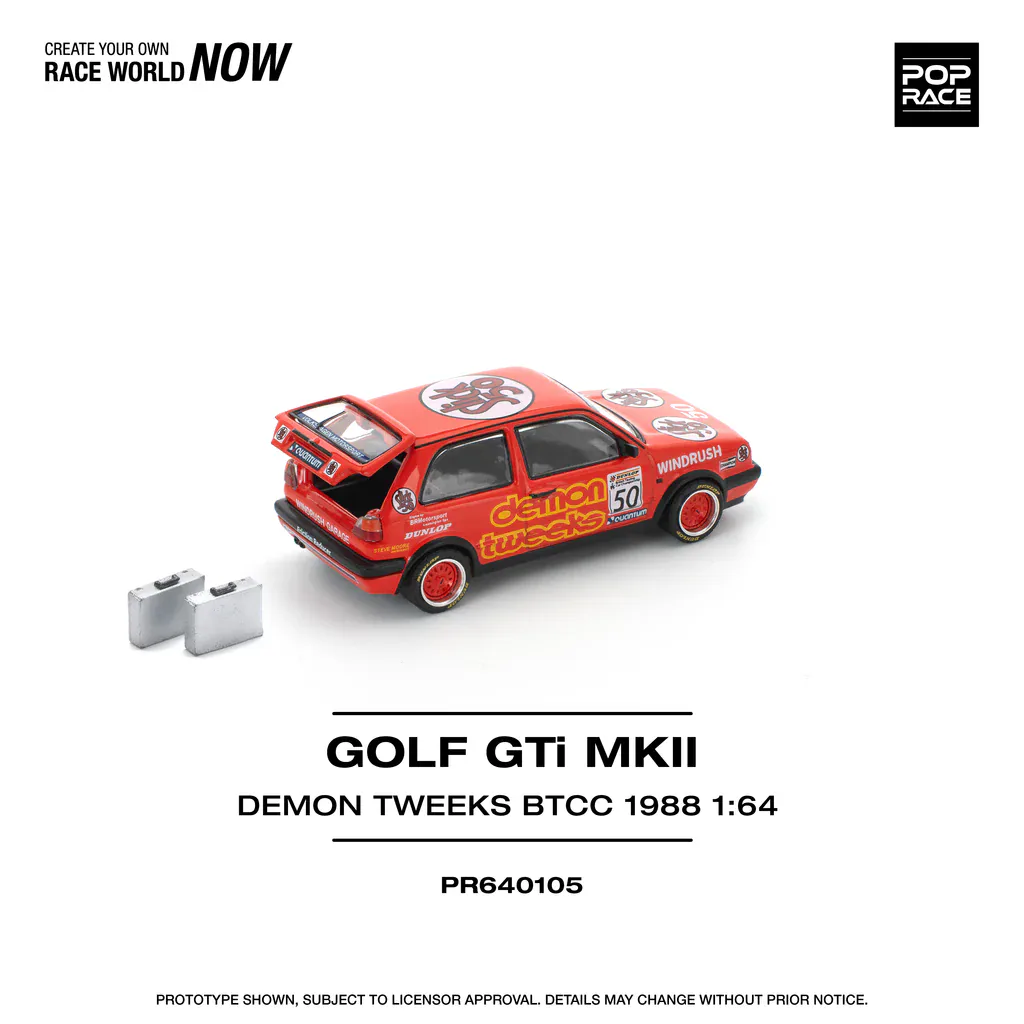 1:64 Volkswagen Golf GTI MK2 Golf Team Demon Tweeks BTCC 1988 - obrazek 9