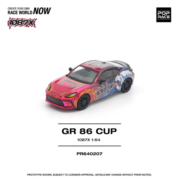 1:64 Toyota GR86 Cup 1087X 2025
