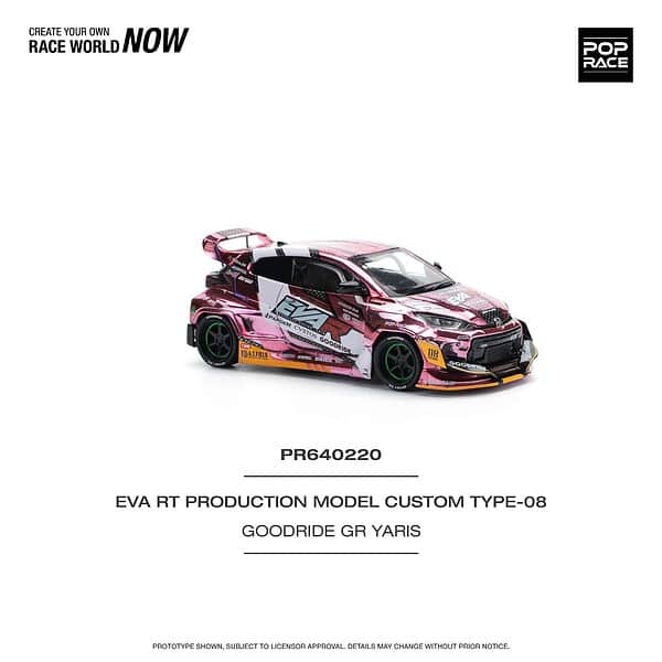 1:64 Toyota EVA RT Production Model Custom TYPE-08 Goodride GR Yaris