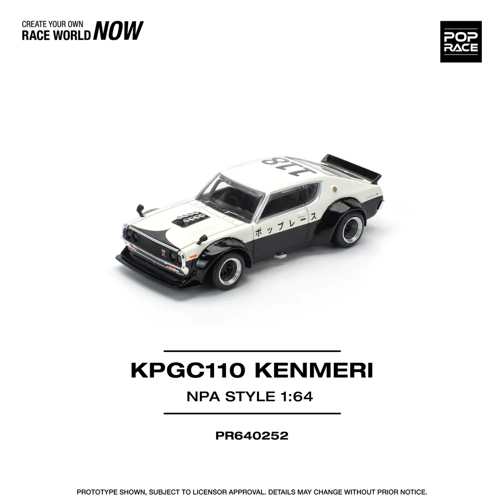1:64 Nissan Skyline KPGC110 (KENMERI) NPA Style