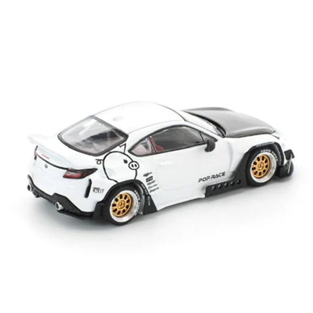 1:64 Toyota Pandem GR 86 White - obrazek 2