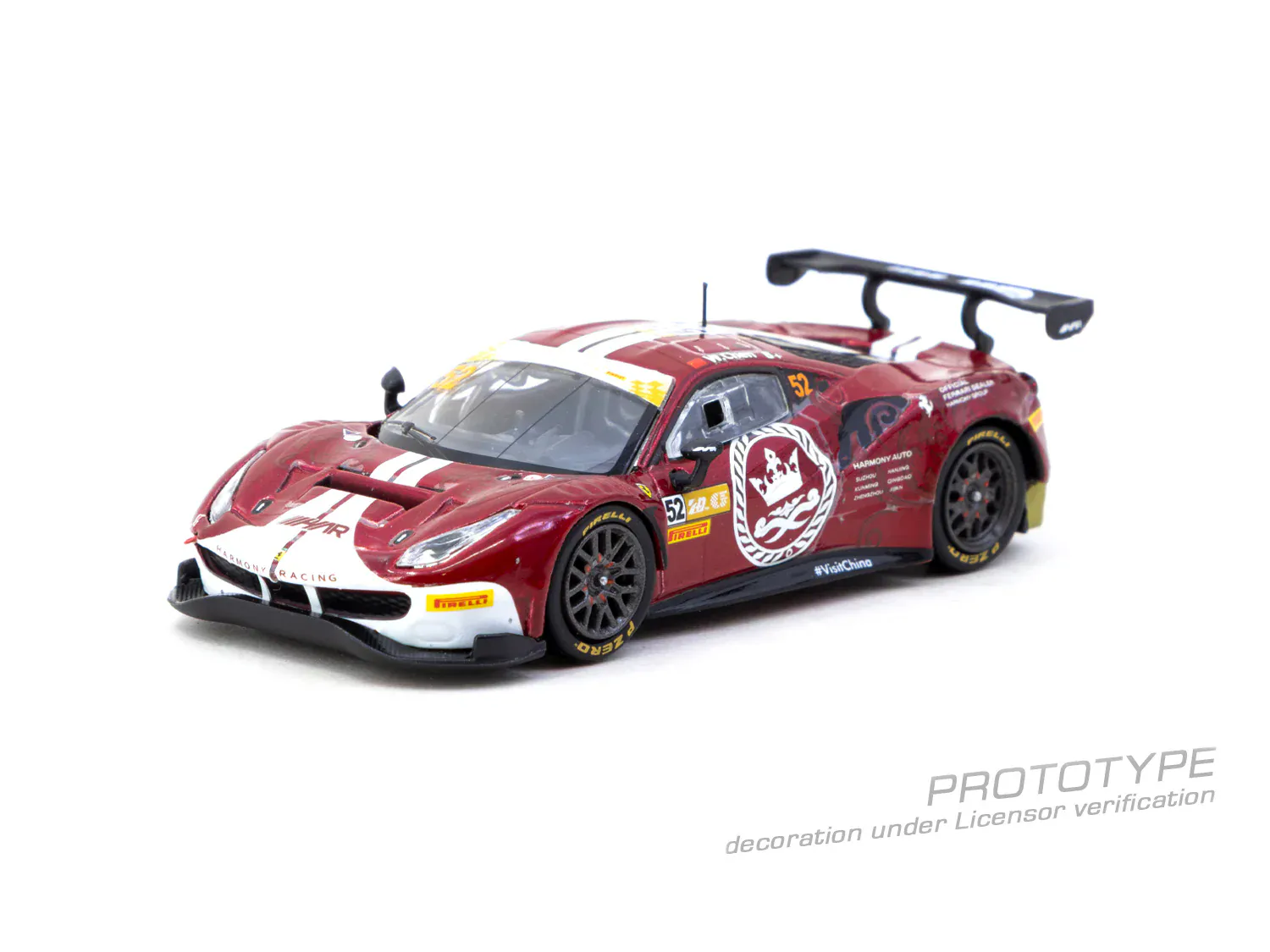 1:64 Ferrari 488 GT3 Macau GT Cup 2023 Harmony Racing Chen Weian - obrazek 2