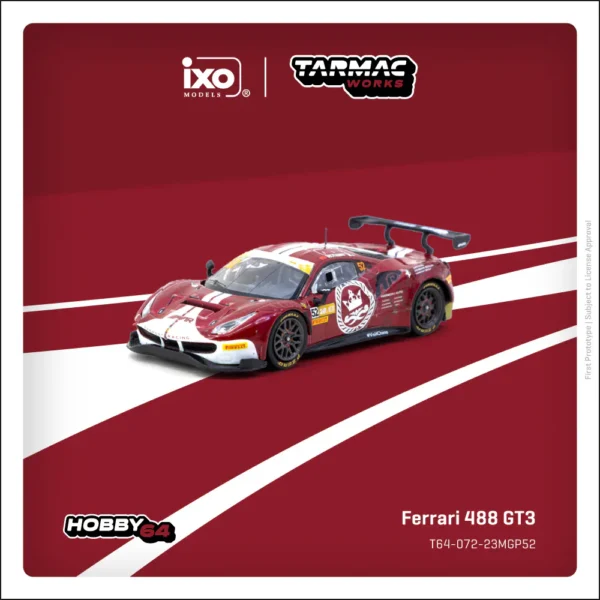 1:64 Ferrari 488 GT3 Macau GT Cup 2023 Harmony Racing Chen Weian