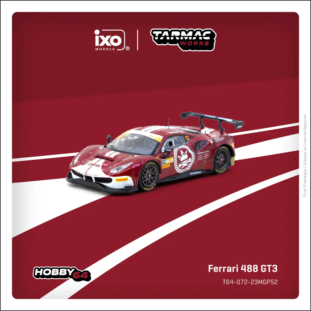 1:64 Ferrari 488 GT3 Macau GT Cup 2023 Harmony Racing Chen Weian