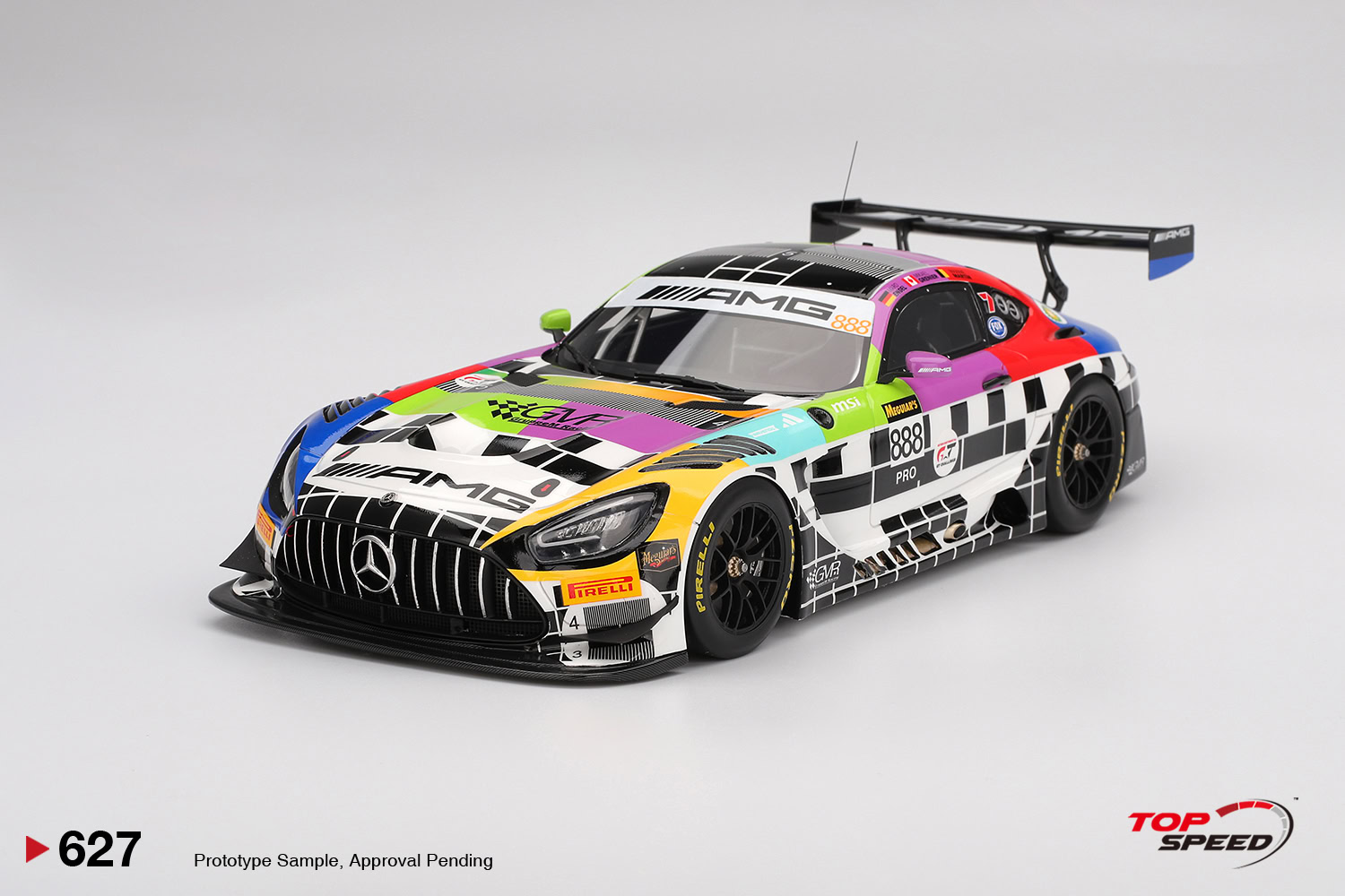 1:18 Mercedes-AMG GT3 #888 2025 GMR Meguiar’s Bathurst 12 Hour Mercedes-AMG Team