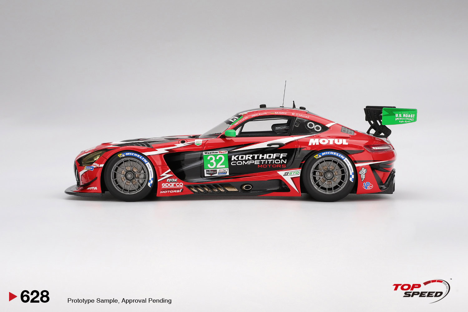 1:18 Mercedes-AMG GT3 #32 2025 IMSA Daytona 24 Hrs Korthoff Competition Motors - obrazek 4
