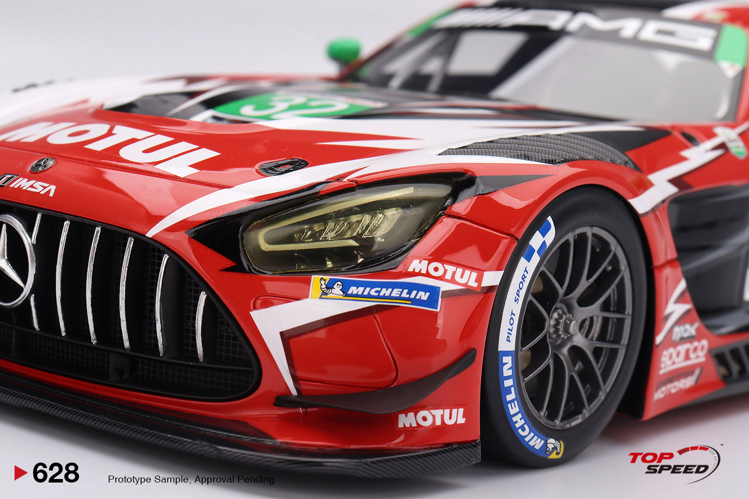 1:18 Mercedes-AMG GT3 #32 2025 IMSA Daytona 24 Hrs Korthoff Competition Motors - obrazek 5