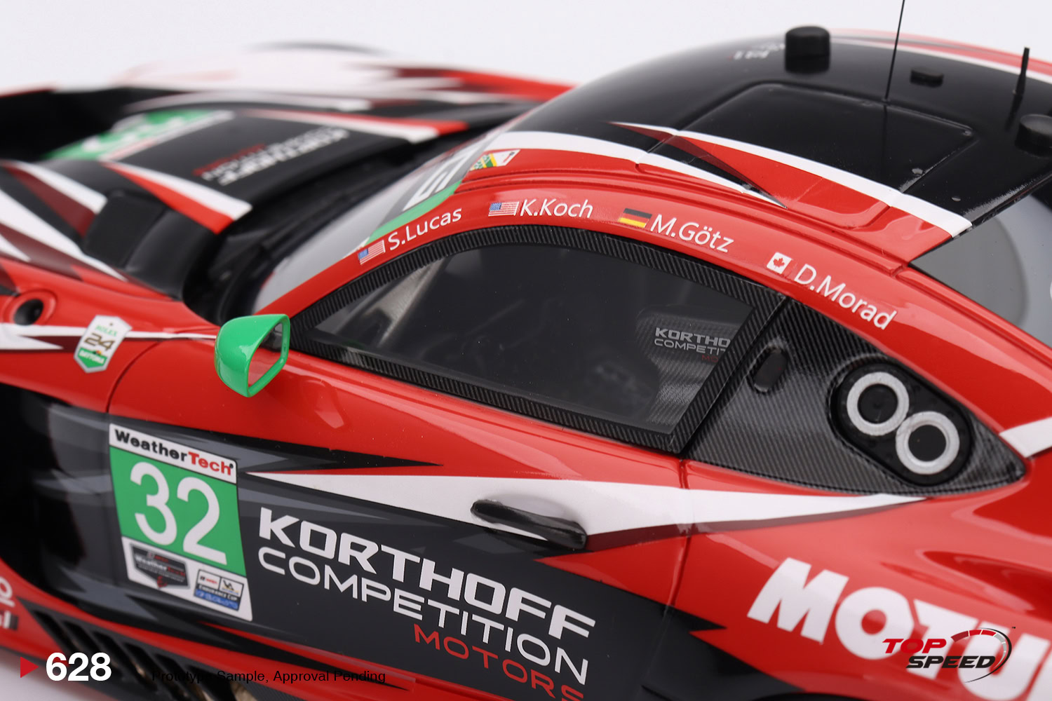 1:18 Mercedes-AMG GT3 #32 2025 IMSA Daytona 24 Hrs Korthoff Competition Motors - obrazek 6