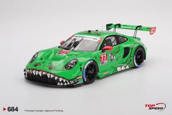 1:18 Porsche 911 GT3 R (992) #77 2025 IMSA Daytona 24 Hrs Class Winner AO Racing