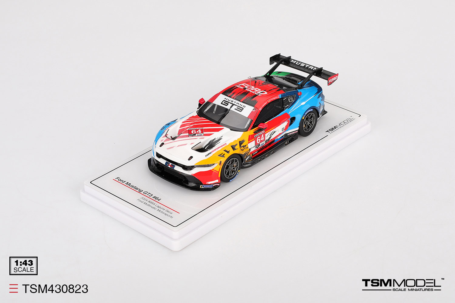 1:43 Ford Mustang GT3 #64 Ford Multimatic Motorsports 2024 IMSA Laguna Seca - obrazek 2