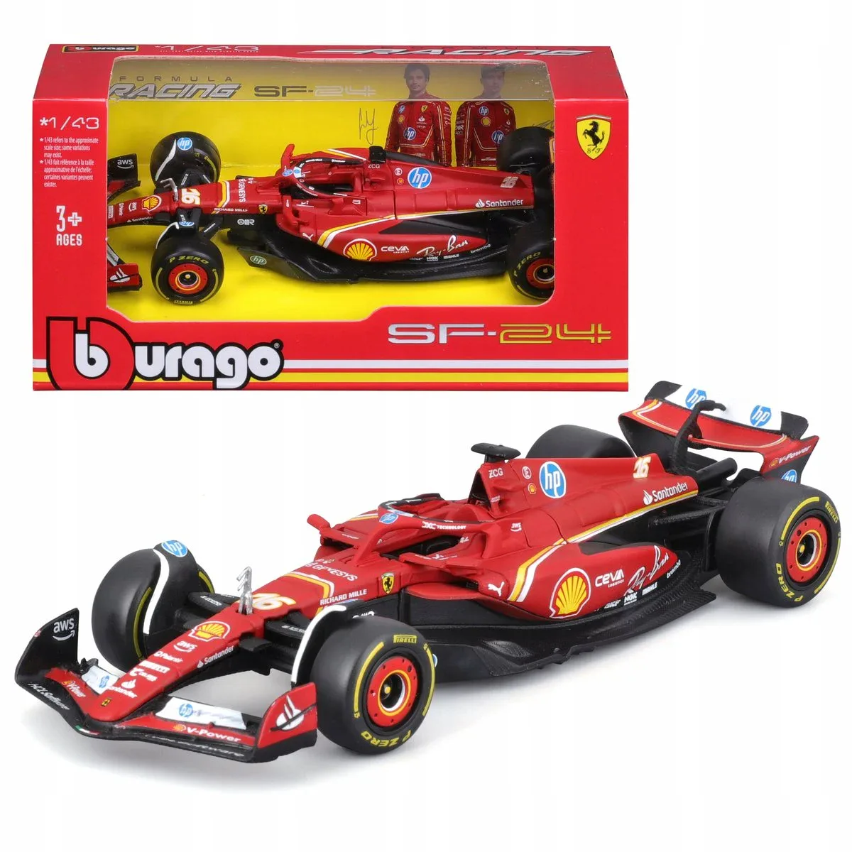 1:43 Ferrari SF24 Charles Leclerc 2024