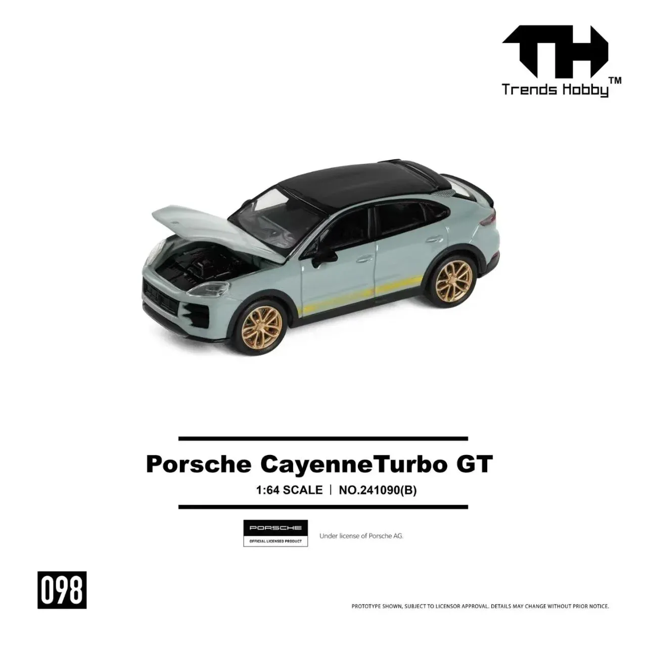 1:64 Porsche Cayenne Turbo GT Gray - obrazek 2