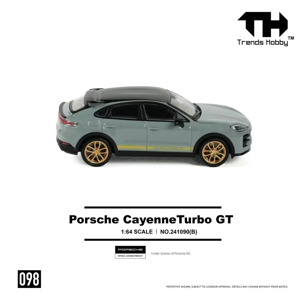 1:64 Porsche Cayenne Turbo GT Gray - obrazek 4